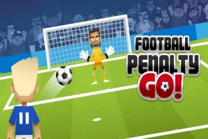 Jugador de fútbol de espaldas preparándose para lanzar un penalti hacia un portero en un campo de fútbol con el público al fondo