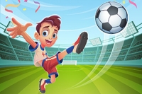 Alcanza el estatus de superestrella del fútbol