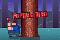 En Forest Man necesitas cortar madera y evitar las ramas