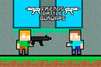Batalla de Amigos Gunwars es un divertido juego de plataformas para dos
