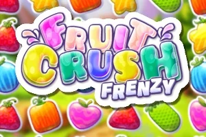 Letras coloridas con fondo de frutas variadas y brillantes