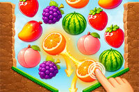 Combina frutas y déjalas caer