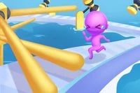 Carrera Divertida 3D es un juego popular donde compites con otros personajes
