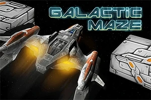 Nave espacial futurista con propulsores encendidos navegando entre estructuras metálicas flotantes en el espacio
