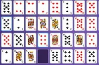 Ordena todas las cartas por color del 2 al Rey