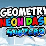 Texto en estilo colorido y brillante con fondo nevado y de hielo