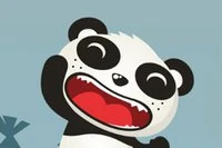 ¡Este lindo panda no se detiene!