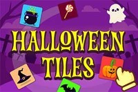 Un juego de colapso de fichas con tema de Halloween