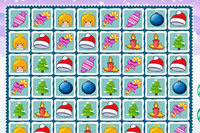 Arrastra los artículos navideños y conecta 3 o más items