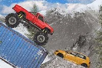 Juega al juego de manejo de camionetas monstruo Hard Wheels Winter edición