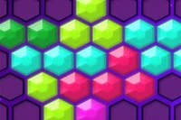 Conecta 4 hexágonos del mismo color, ¡así de simple!