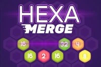 Fusiona los bloques hexagonales hasta 2048