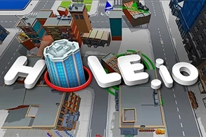 Texto en 3D Hole