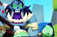 Usa plantas para vencer a los zombies