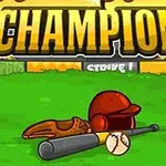 Un casco rojo, un guante, un bate y una pelota de béisbol en un campo verde con gradas llenas al fondo