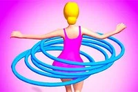 Elige el color correcto de aros de hula y avanza
