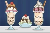 Presiona los botones para empezar a hacer helados