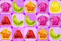 Combina 3 o más caramelos de gelatina iguales para ganar puntos y tiempo