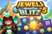 Jewels Blitz 5 es un juego de combinar-3 para explorar templos mayas y resolver