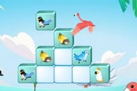 Juego de Mahjong solitario con pájaros