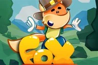 Ayuda al pequeño zorro a correr por todos los desafiantes niveles de