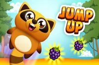 Haz que tu adorable mapache salte al cielo en Jump Up!