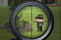 Dispara a los soldados en la jungla