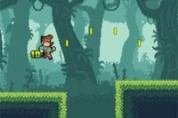 Tesoro en la Jungla, un juego de corredor automático desplazamiento lateral