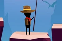 Eres el explorador y debes sobrevivir de roca en roca
