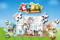 Prueba este juego de rompecabezas con animales de granja como cabras, vacas y