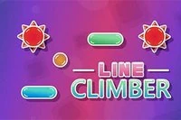 Mueve tu bola de línea en línea mientras tratas de llegar a la cima