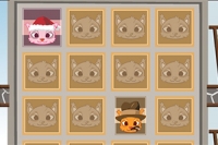 Juego de memoria divertido: encuentra los mismos gatos