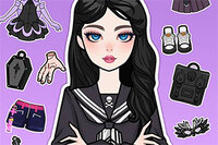 Crea looks mágicos en Magical Diary: Paper Dress Up