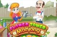 Elimina todas las fichas de Flor apiladas en este juego de Tower Mahjong
