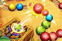 Marble Dash es un juego de disparos de burbujas tipo Zuma con canicas