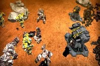 Simulador de batallas militares con robots mechas realistas