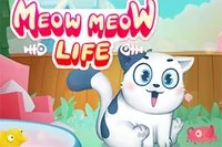 Nunca te aburrirás mirando al adorable gato en Meow Meow Life
