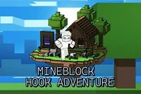 Mineblock Hook Adventure es un juego de física divertido donde el objetivo es