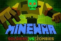 ¡Diviértete con un emocionante juego de batallas épicas MineWar: Soldados vs