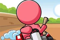 Juego de carreras arcade con karts en 3D y pistas de plataforma