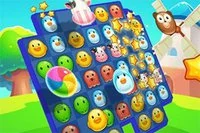 Intercambia fichas y combina adorables animales para hacerlos explotar en este