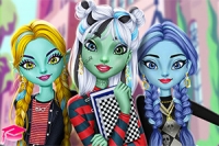 ¡Desata tu lado fashionista con el juego de vestir Monster Girls High School