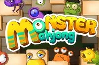 Combina fichas de mahjong inspiradas en monstruos para completar niveles