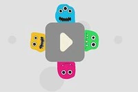 ¡Dispara a los monstruos del mismo color!