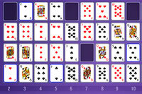 Ordena cartas del 2 al Rey