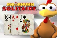 Un juego de solitario con tema de Moorhuhn