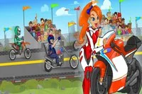 ¿Te gustan las motos, las carreras y los juegos retro?