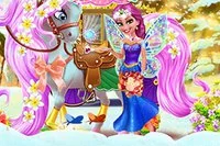 ¡Ayuda a la linda hada a cuidar de un unicornio mágico en este increíble