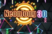 Mahjong 3D estilo neón