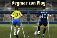 Neymar se lastimó un poco, ¡pero aún quiere jugar!